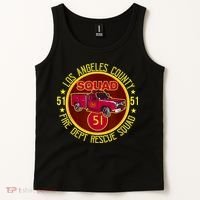Truck Side 51 Emergency Squad Logo Essential Tank Top thumb 2