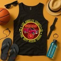 Truck Side 51 Emergency Squad Logo Essential Tank Top thumb 4