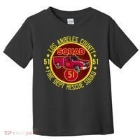 Truck Side 51 Emergency Squad Logo Essential Toddler T-Shirt thumb 0