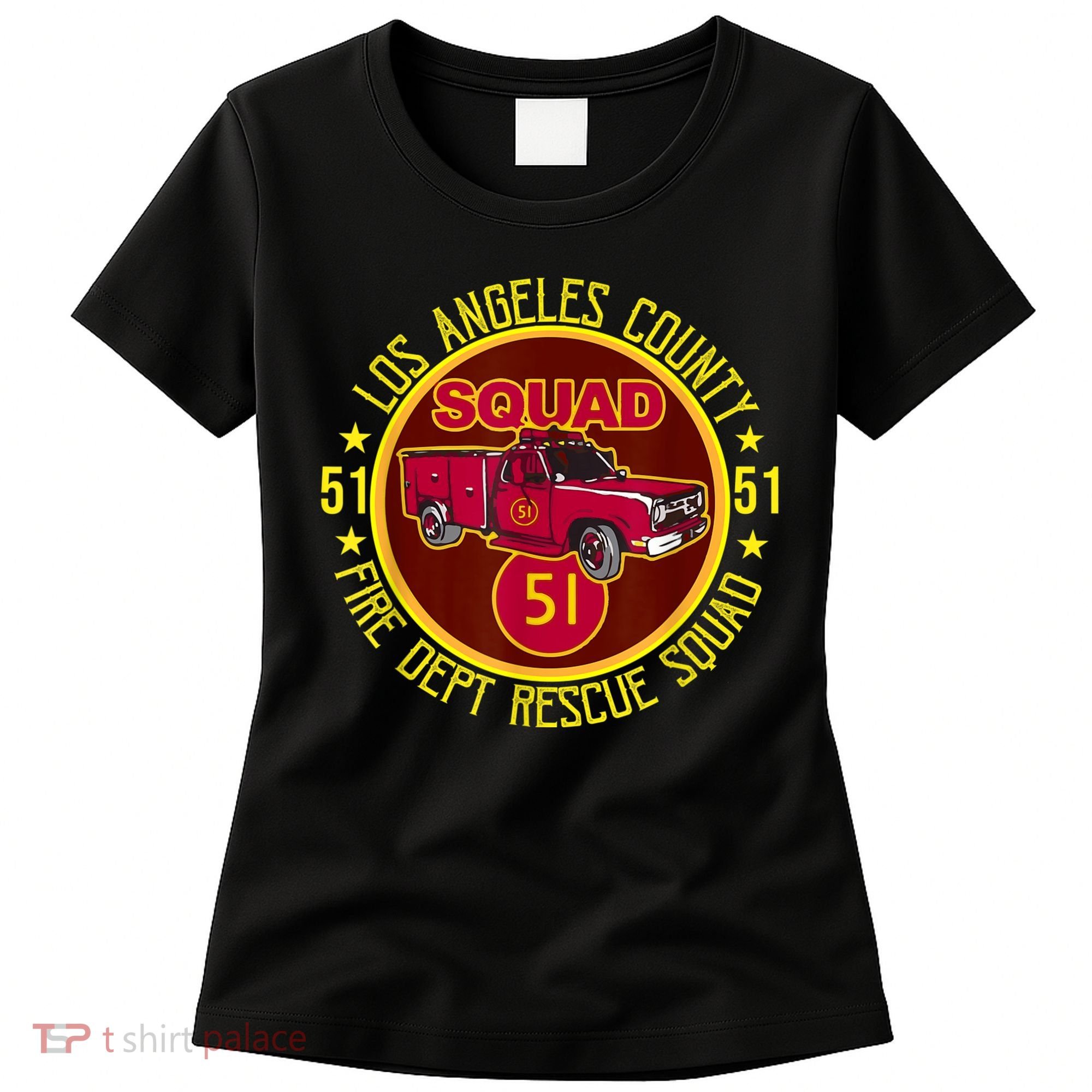 Truck Side 51 Emergency Squad Logo Essential Women's T-Shirt