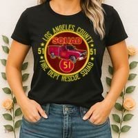Truck Side 51 Emergency Squad Logo Essential Women's T-Shirt thumb 2
