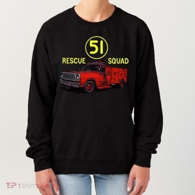 Truck Side 51 Emergency Squad Logo Essential Women's Sweatshirt