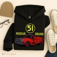 Truck Side 51 Emergency Squad Logo Essential Hoodie thumb 4