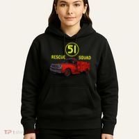 Truck Side 51 Emergency Squad Logo Essential Hoodie thumb 5
