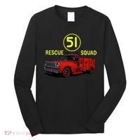Truck Side 51 Emergency Squad Logo Essential Long Sleeve Shirt thumb 0