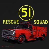 Truck Side 51 Emergency Squad Logo Essential Apron thumb 3