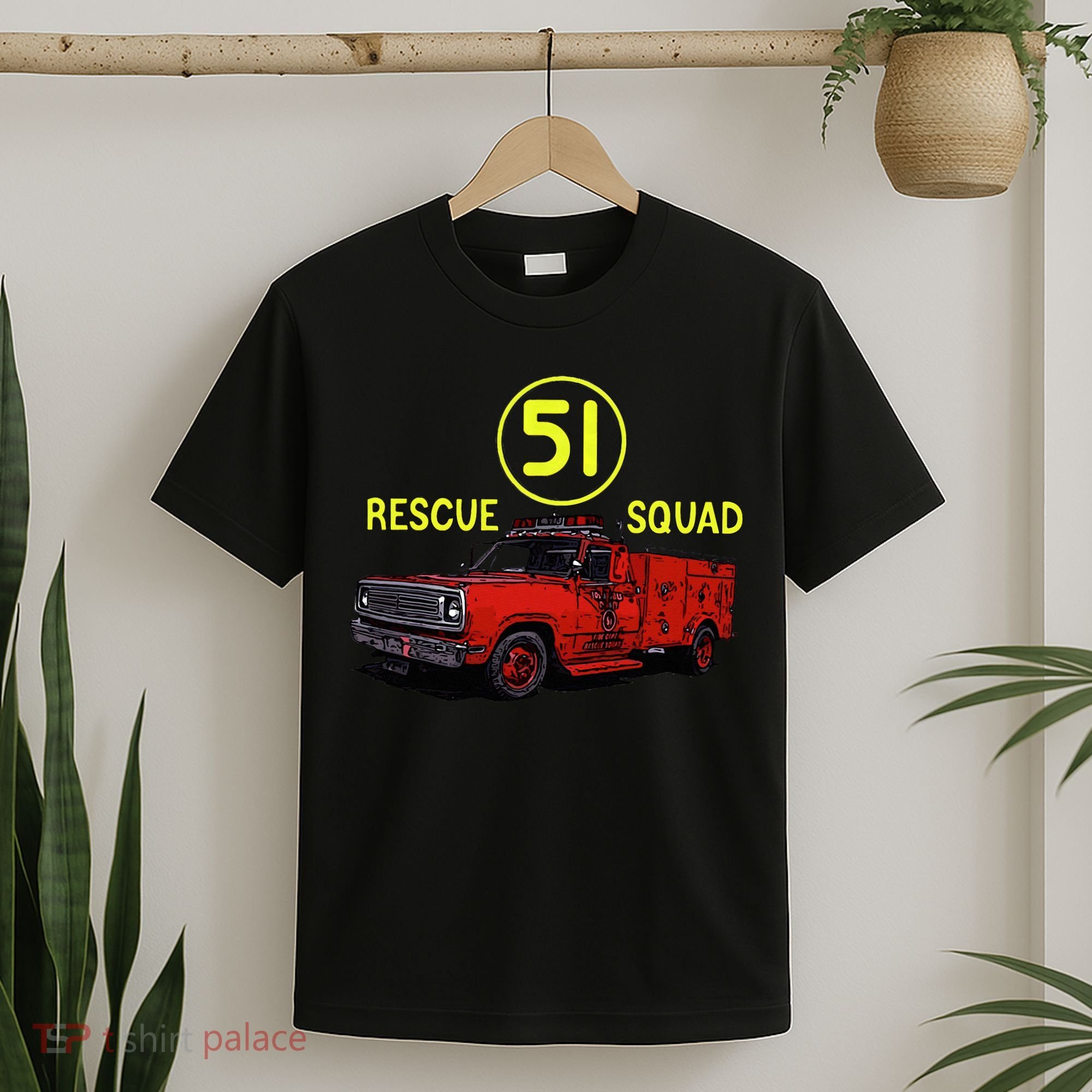 Truck Side 51 Emergency Squad Logo Essential T-Shirt