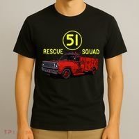 Truck Side 51 Emergency Squad Logo Essential T-Shirt thumb 3