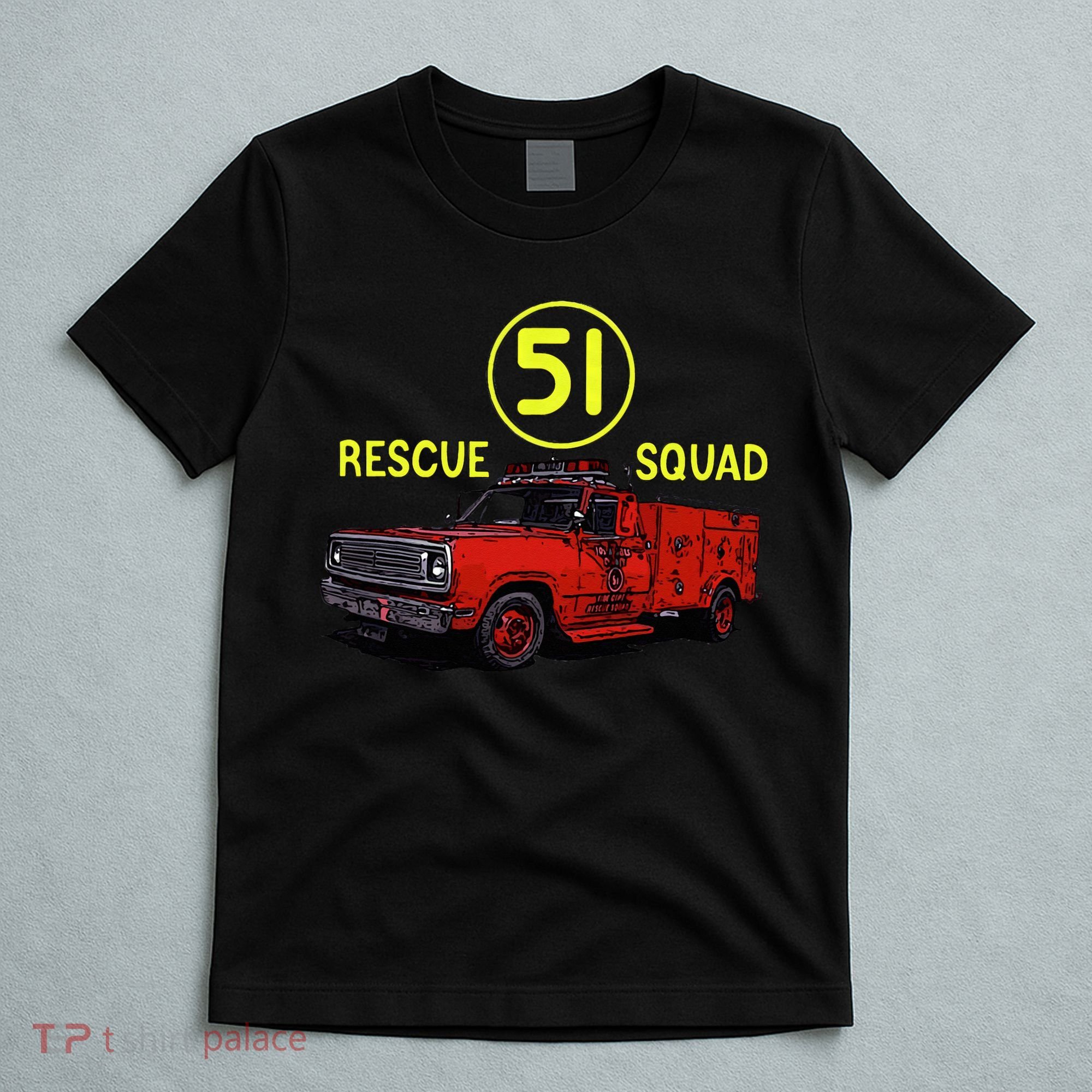 Truck Side 51 Emergency Squad Logo Essential T-Shirt