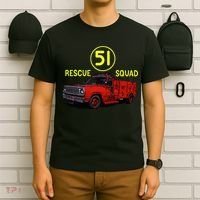 Truck Side 51 Emergency Squad Logo Essential T-Shirt thumb 6