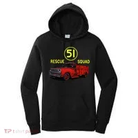 Truck Side 51 Emergency Squad Logo Essential Women's Hoodie thumb 0