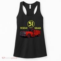 Truck Side 51 Emergency Squad Logo Essential Women's Tank Top thumb 0