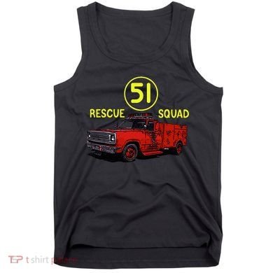 Truck Side 51 Emergency Squad Logo Essential Tank Top