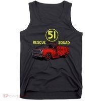 Truck Side 51 Emergency Squad Logo Essential Tank Top thumb 0