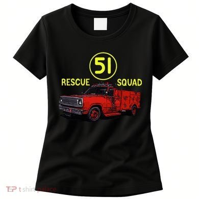 Truck Side 51 Emergency Squad Logo Essential Women's T-Shirt