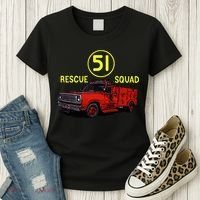 Truck Side 51 Emergency Squad Logo Essential Women's T-Shirt thumb 3