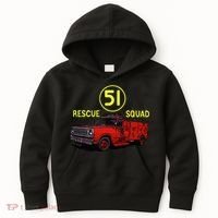 Truck Side 51 Emergency Squad Logo Essential Kids Hoodie thumb 0