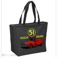 Truck Side 51 Emergency Squad Logo Essential Tote Bag thumb 2