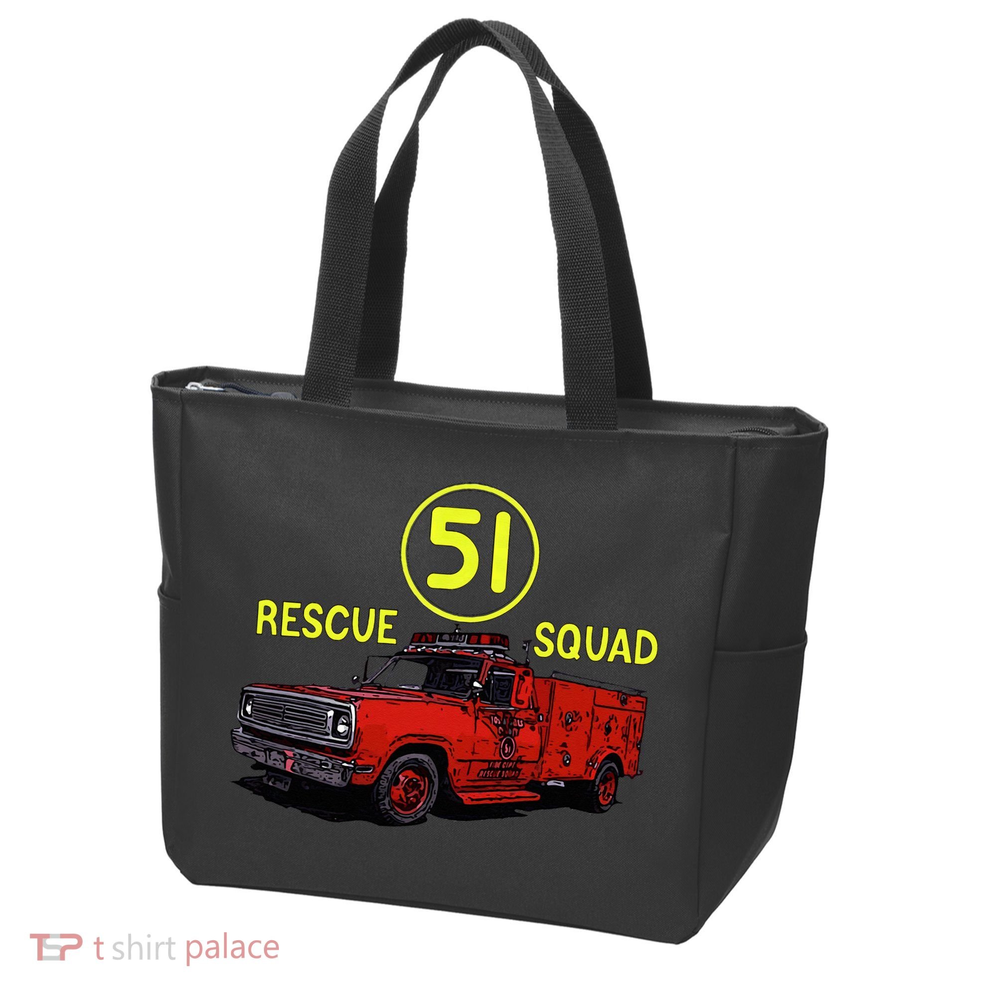 Truck Side 51 Emergency Squad Logo Essential Tote Bag