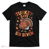 Turkey Says 67 Thanksgiving T-Shirt thumb 0