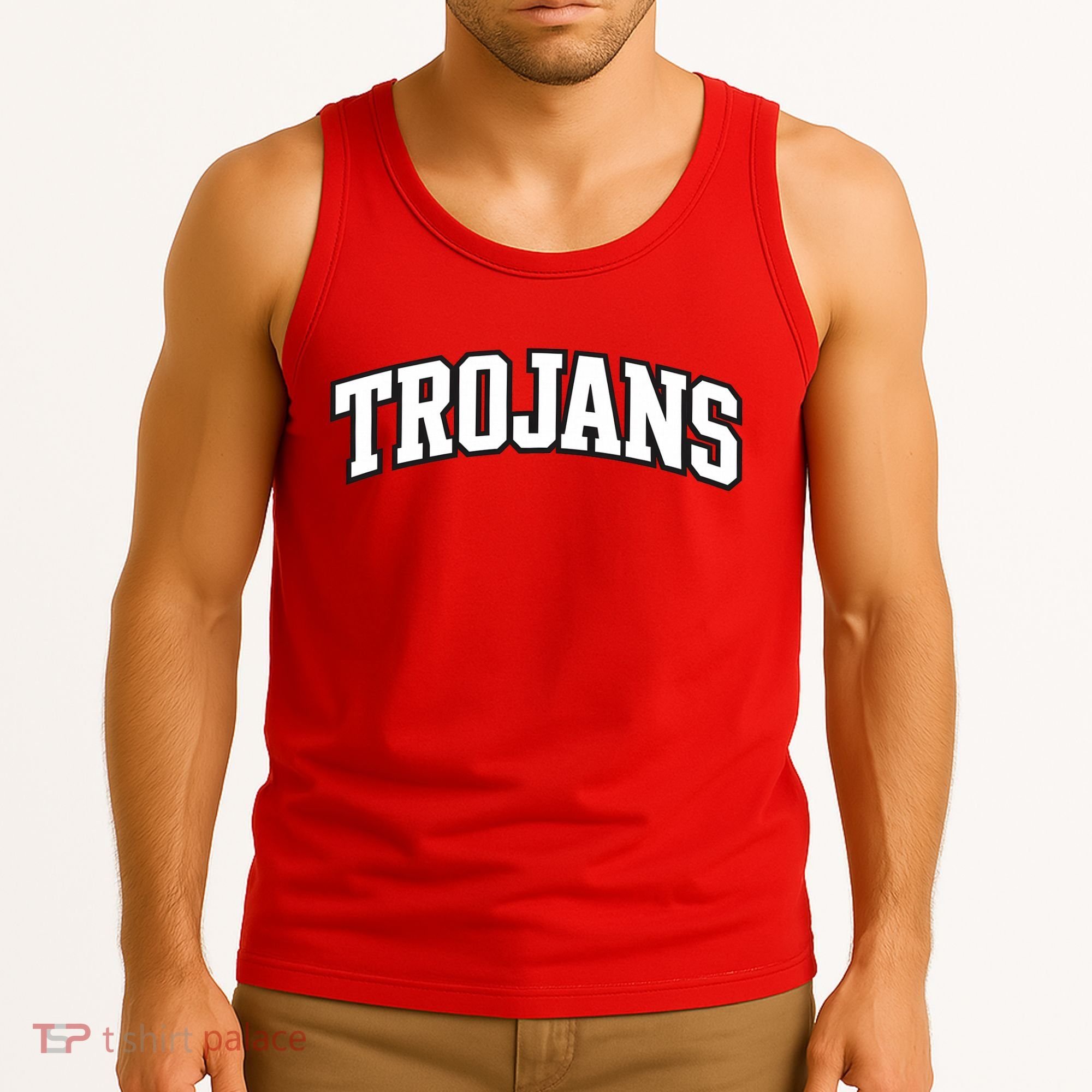 Trojans Sports Arc Tank Top
