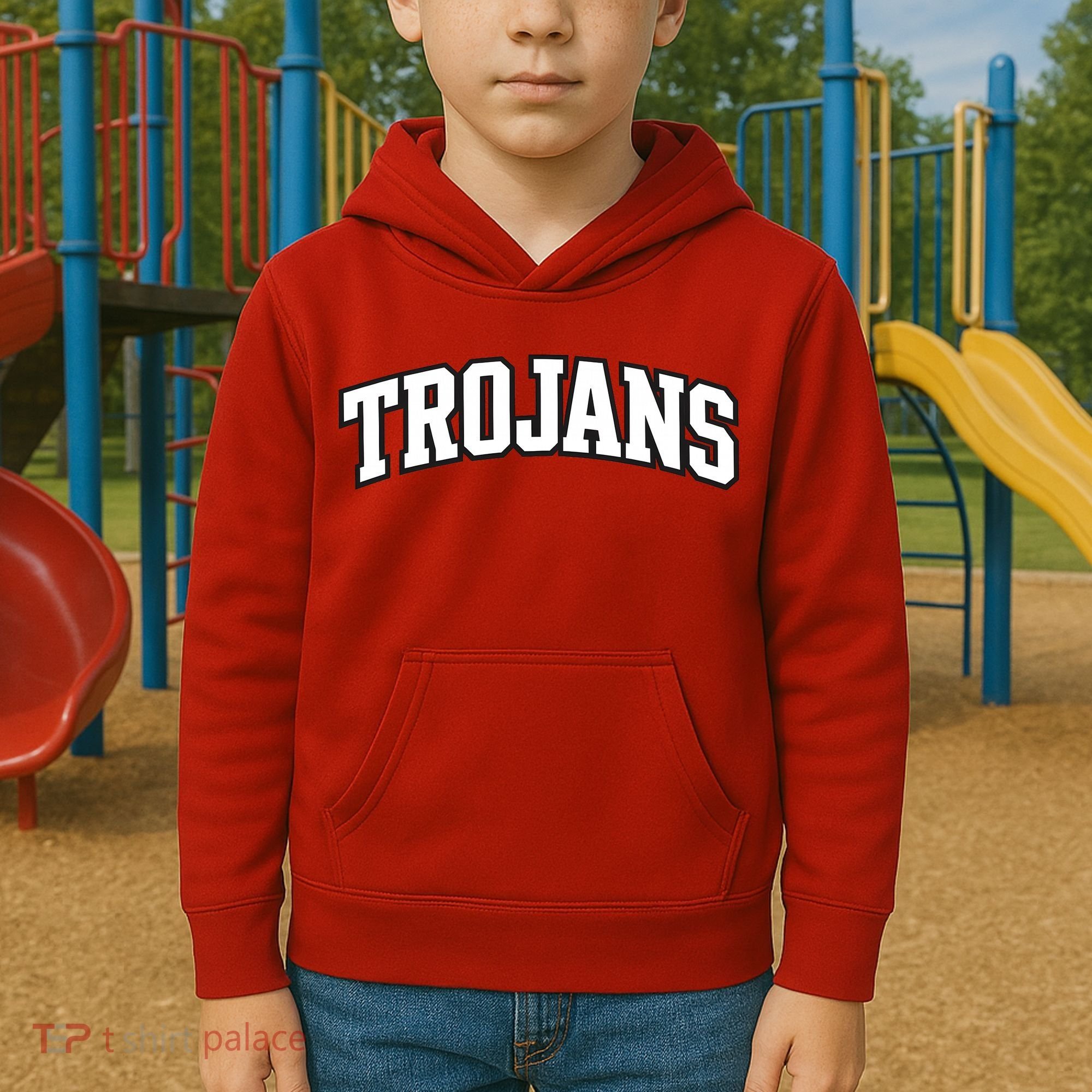 Trojans Sports Arc Kids Hoodie