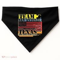 Team San Antonio Texas Grunge USA-Made Doggie Bandana thumb 0