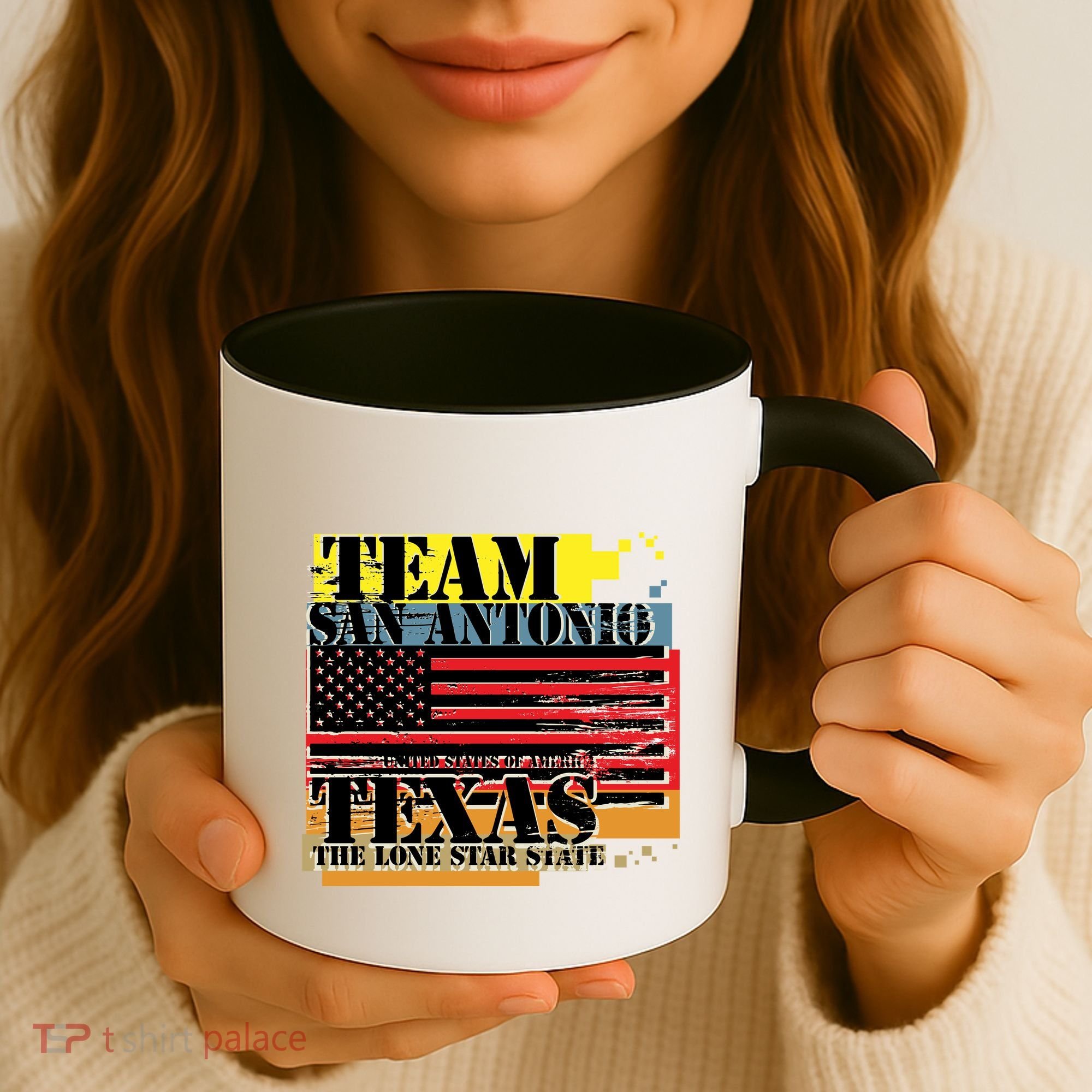 Team San Antonio Texas Grunge Coffee Mug