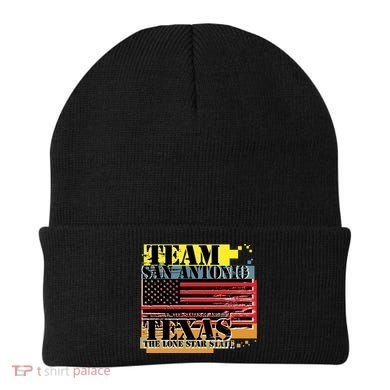 Team San Antonio Texas Grunge Beanie