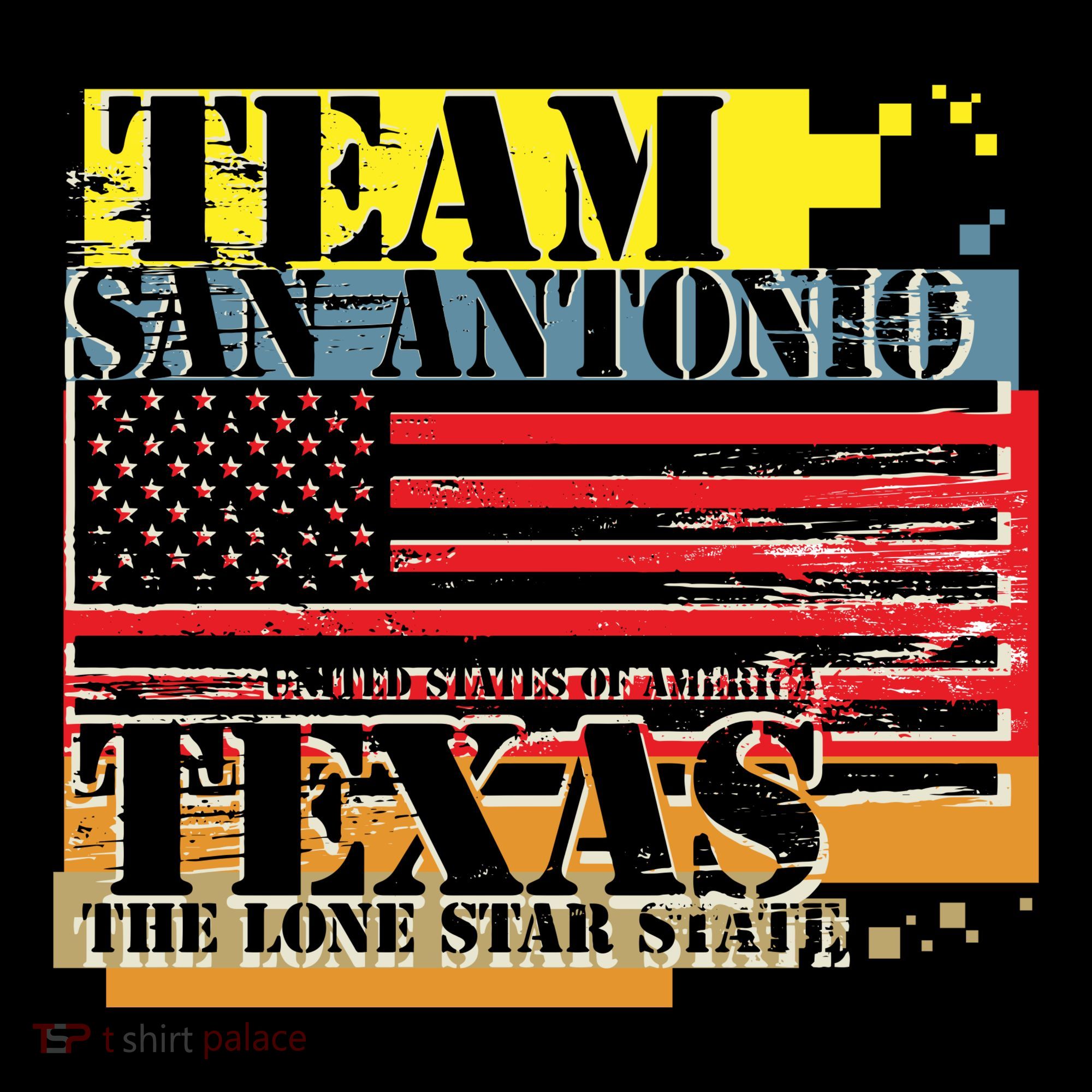 Team San Antonio Texas Grunge Women's Hoodie