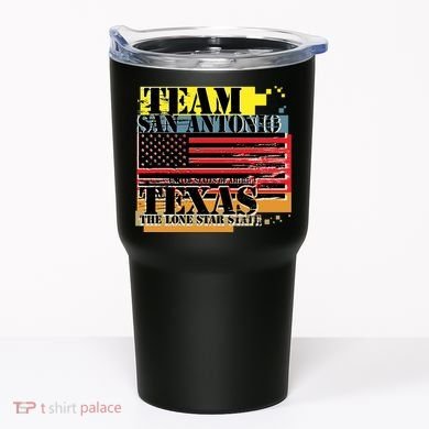 Team San Antonio Texas Grunge Tumbler