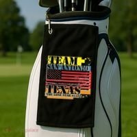 Team San Antonio Texas Grunge Golf Towel thumb 2
