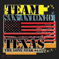 Team San Antonio Texas Grunge Golf Towel thumb 3