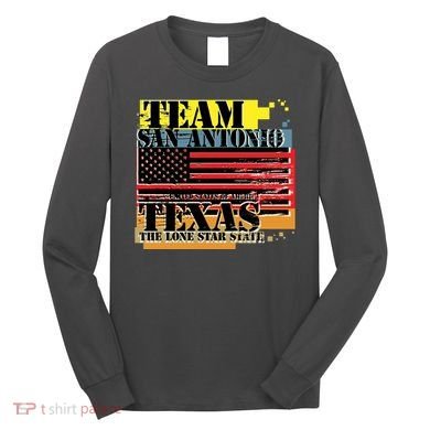 Team San Antonio Texas Grunge Long Sleeve Shirt