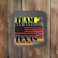 Team San Antonio Texas Grunge Coaster thumb 0