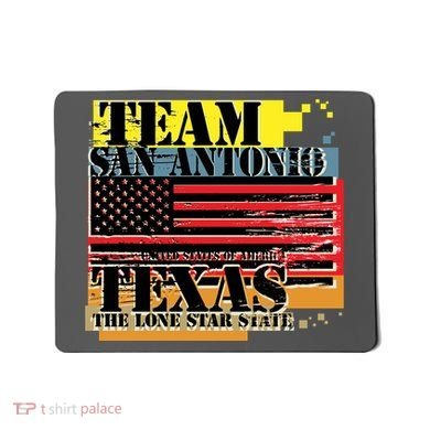 Team San Antonio Texas Grunge Mousepad