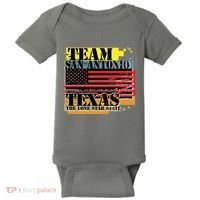 Team San Antonio Texas Grunge Baby Bodysuit thumb 0