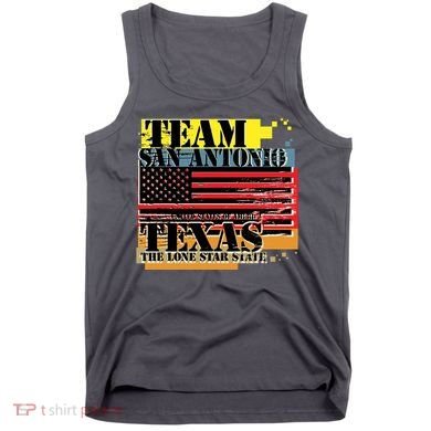 Team San Antonio Texas Grunge Tank Top