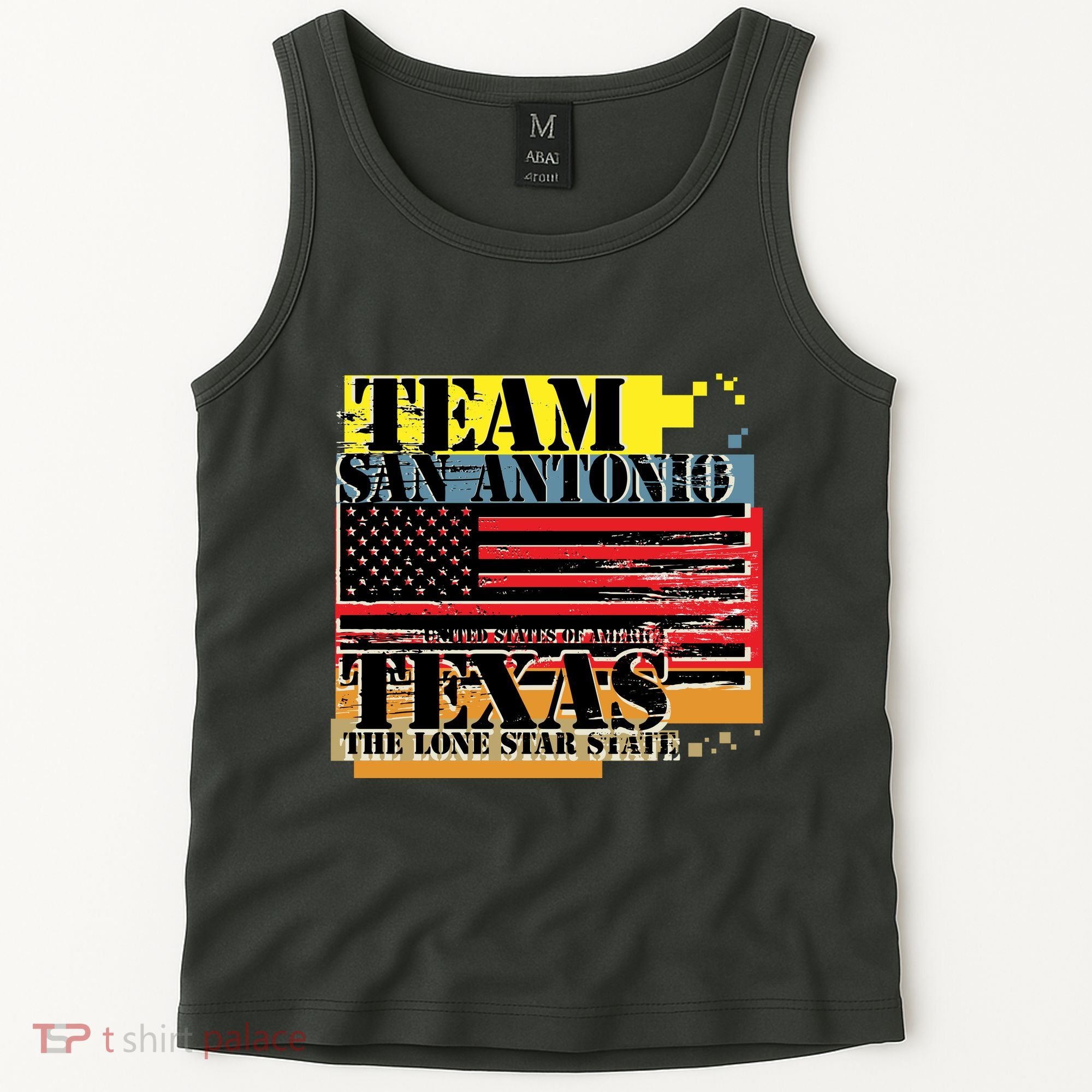 Team San Antonio Texas Grunge Tank Top