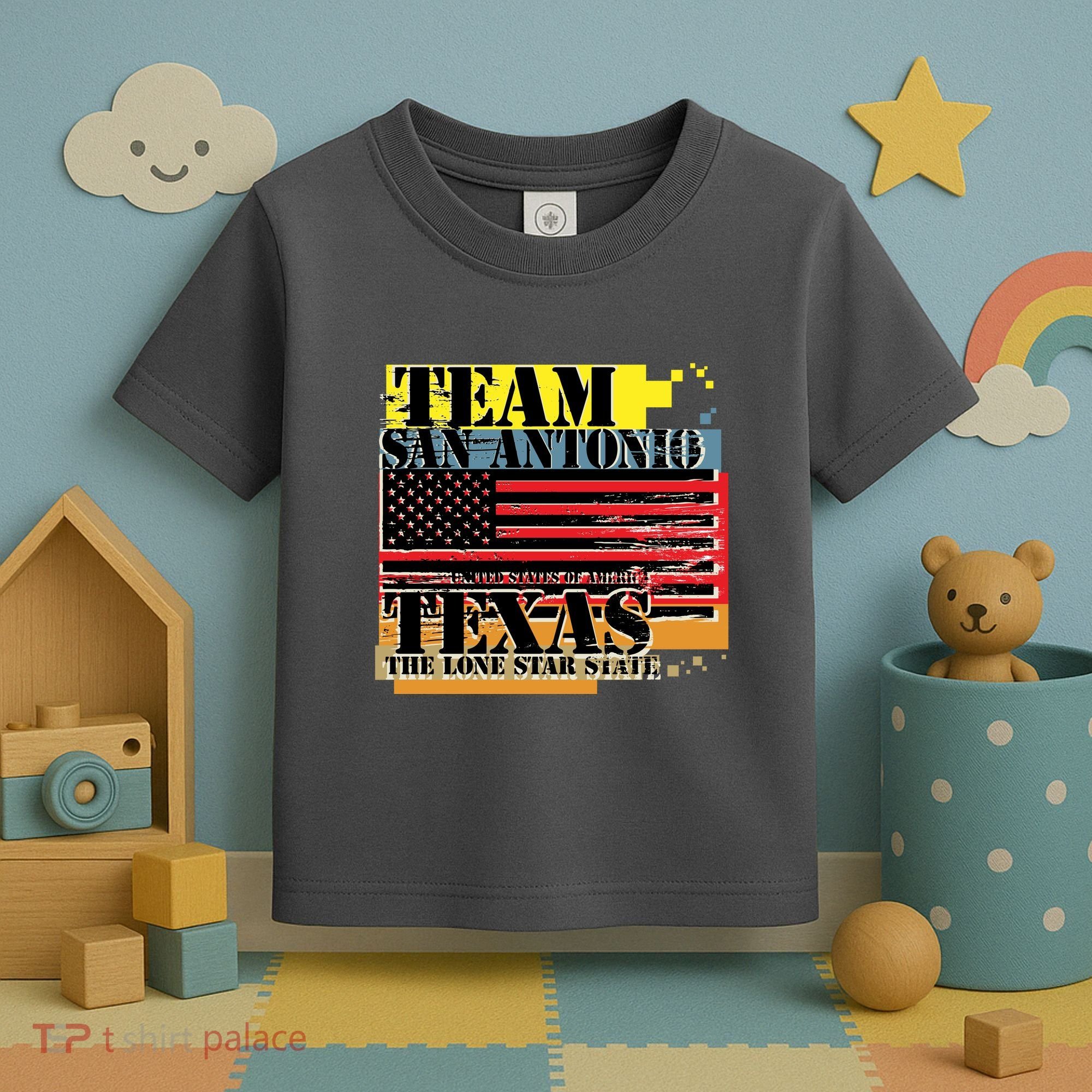 Team San Antonio Texas Grunge Toddler T-Shirt
