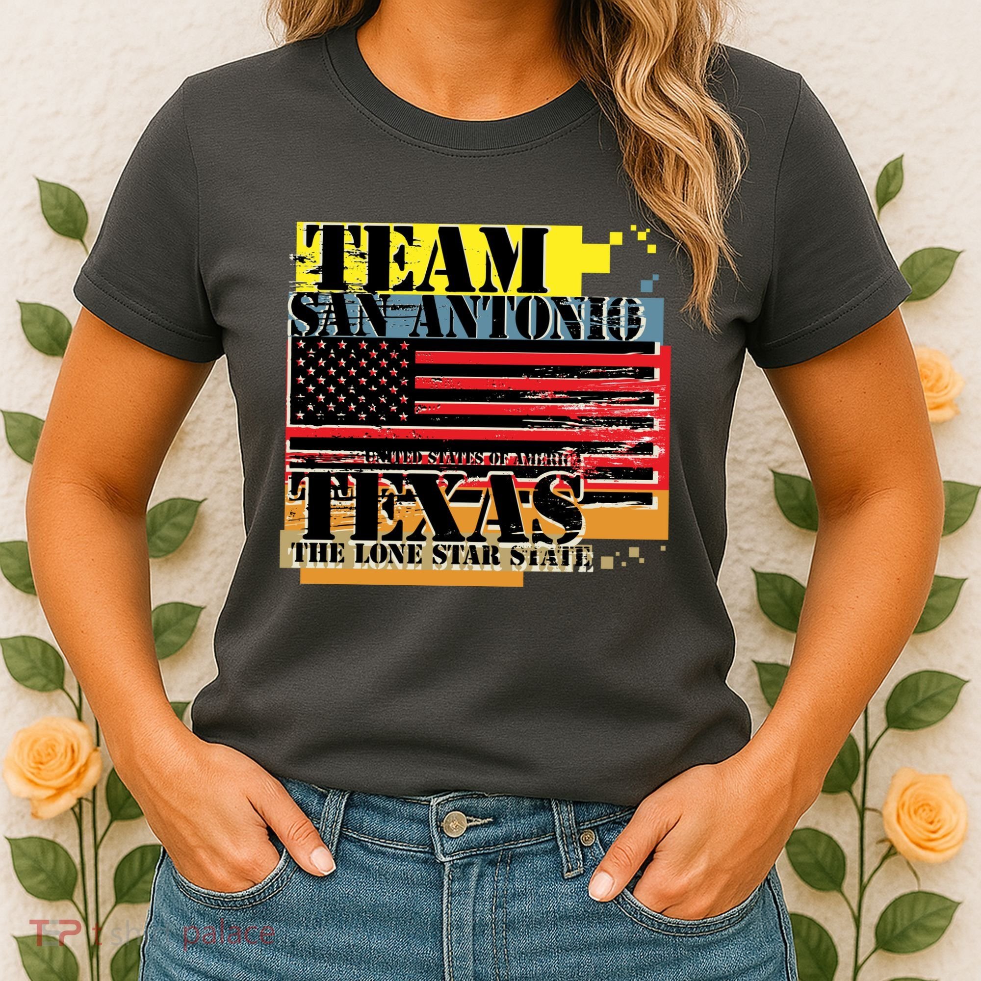 Team San Antonio Texas Grunge Women's T-Shirt