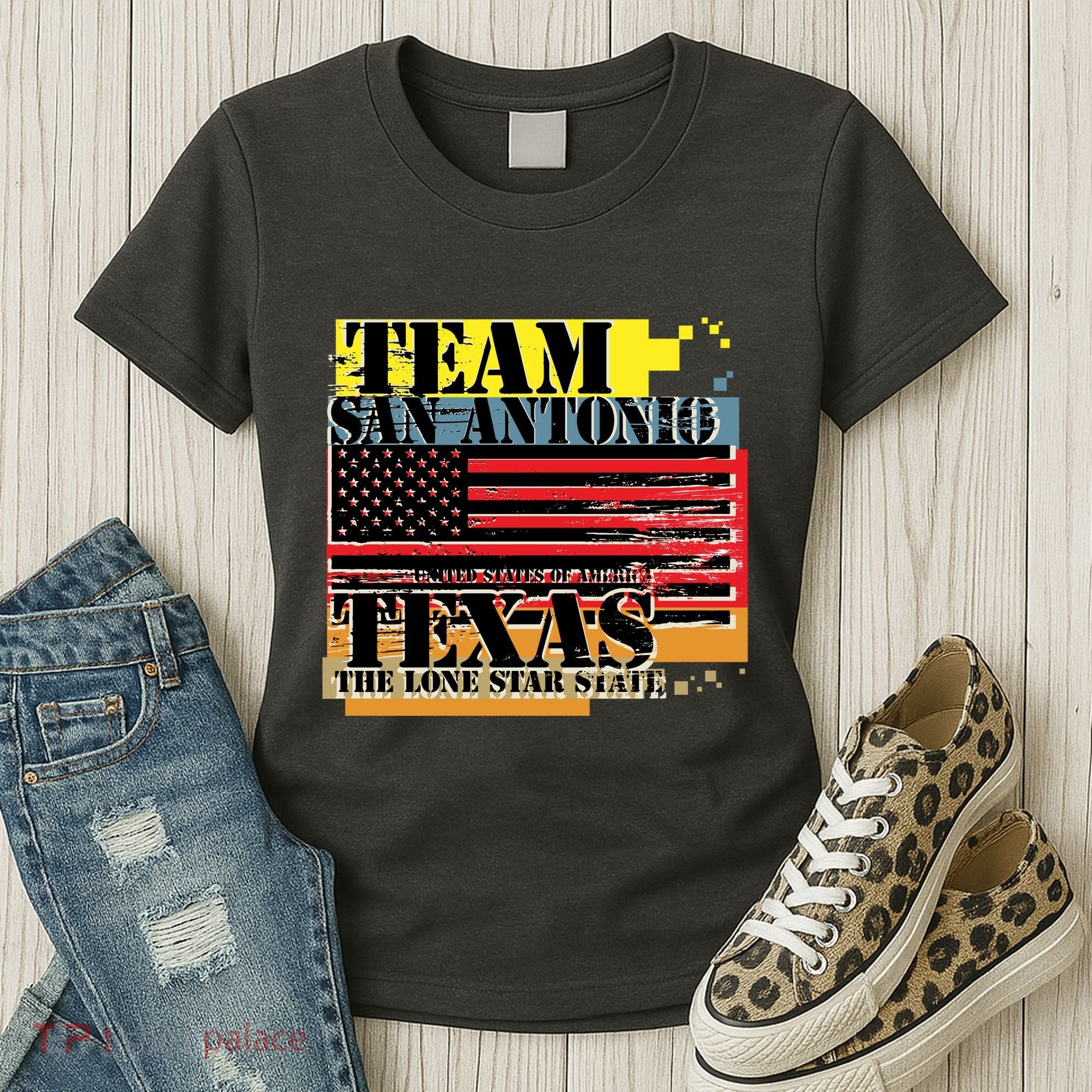 Team San Antonio Texas Grunge Women's T-Shirt