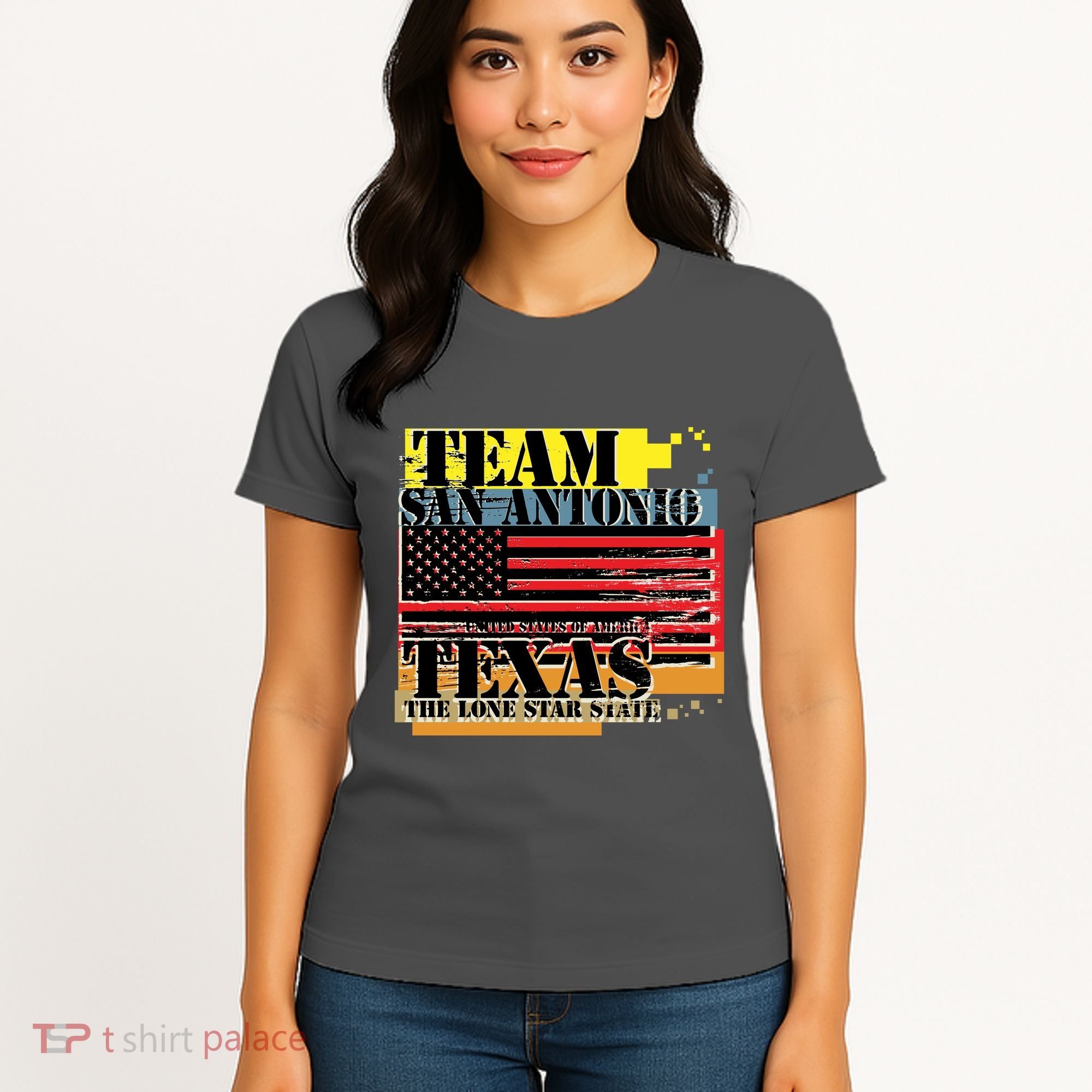 Team San Antonio Texas Grunge Women's T-Shirt