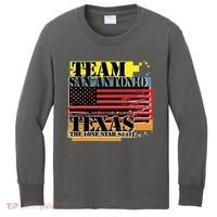 Team San Antonio Texas Grunge Kids Long Sleeve Shirt thumb 0