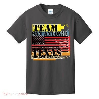 Team San Antonio Texas Grunge Kids T-Shirt