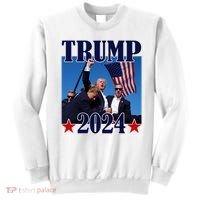 Trump Shot Assassination Attempt 2024 Fight Fight Fight Sweatshirt thumb 0