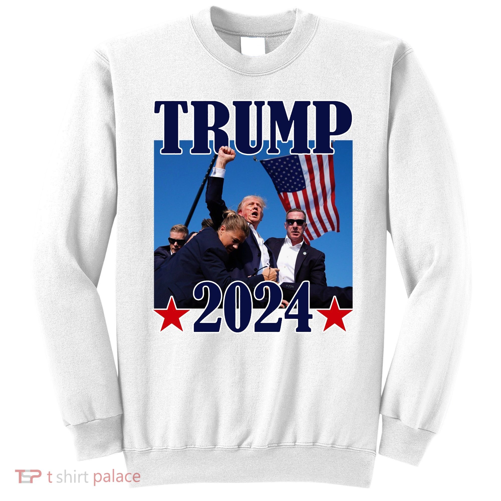 Trump Shot Assassination Attempt 2024 Fight Fight Fight Sweatshirt