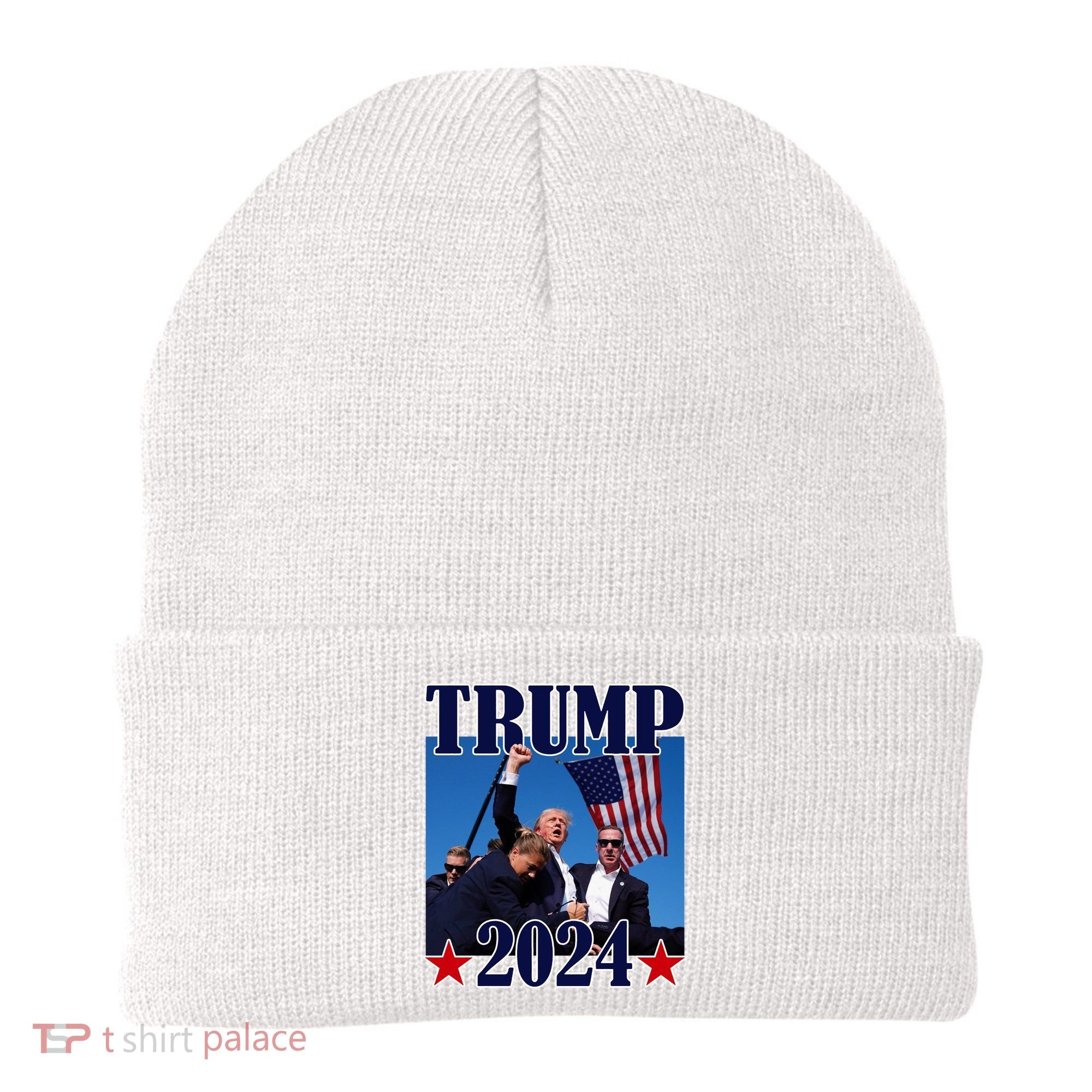 Trump Shot Assassination Attempt 2024 Fight Fight Fight Beanie