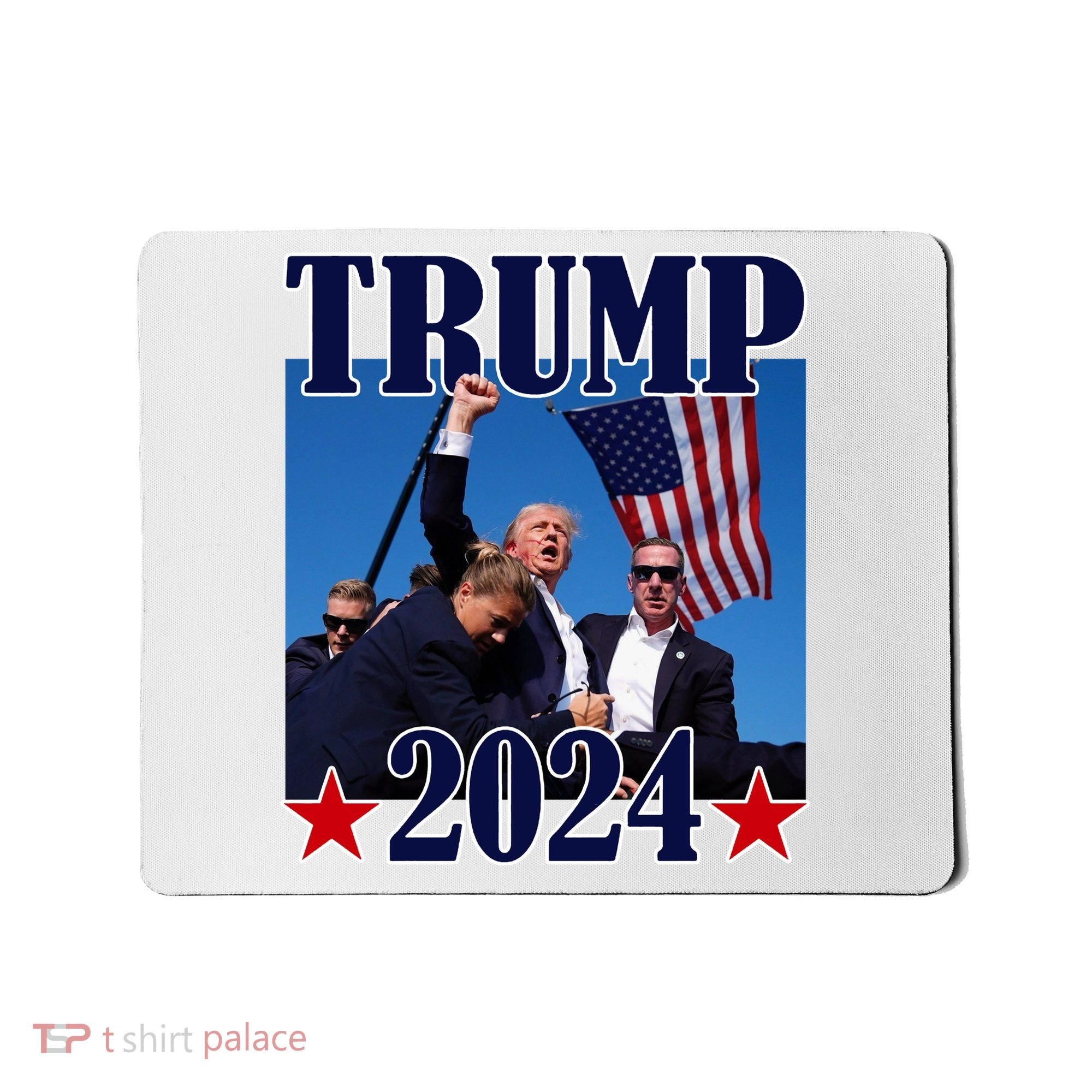 Trump Shot Assassination Attempt 2024 Fight Fight Fight Mousepad