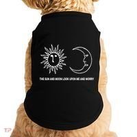 The Sun And Moon Look Upon Me And Worry Doggie Tank thumb 0